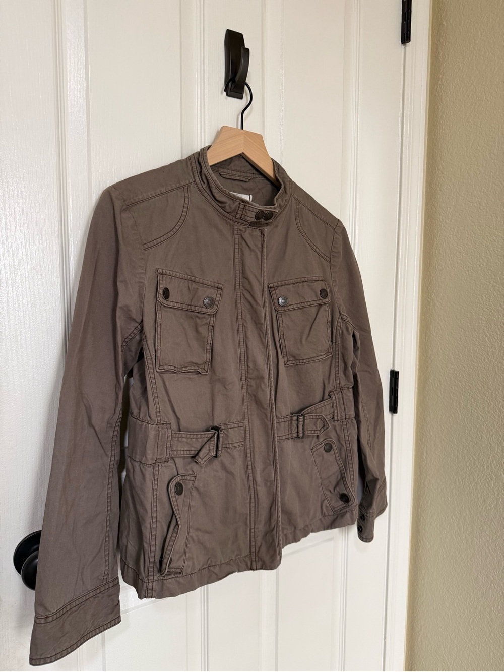 LOFT Taupe Casual Jacket